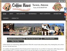 Tablet Screenshot of coffeenewstucson.com
